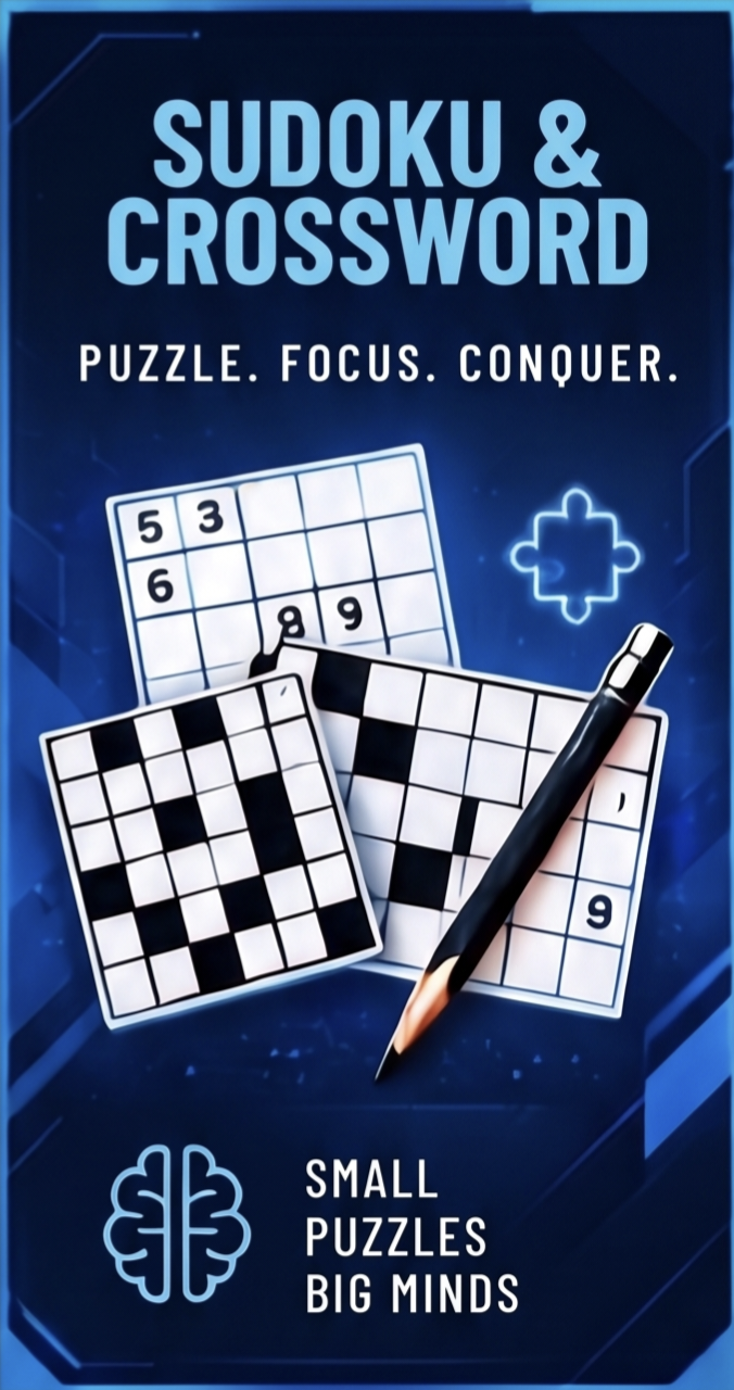 Sudoku & Crossword Poster